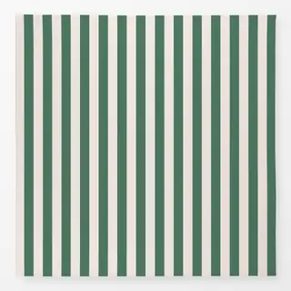 Tischdecke Stripes green ecru