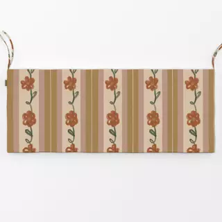 Bankauflage Ditzy Floral Dusty Rose