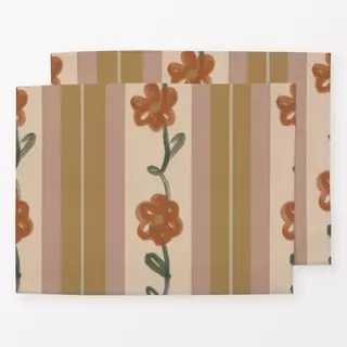 Tischset Ditzy Floral Dusty Rose