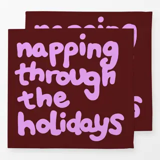 Servietten Napping Through The Holidays 1