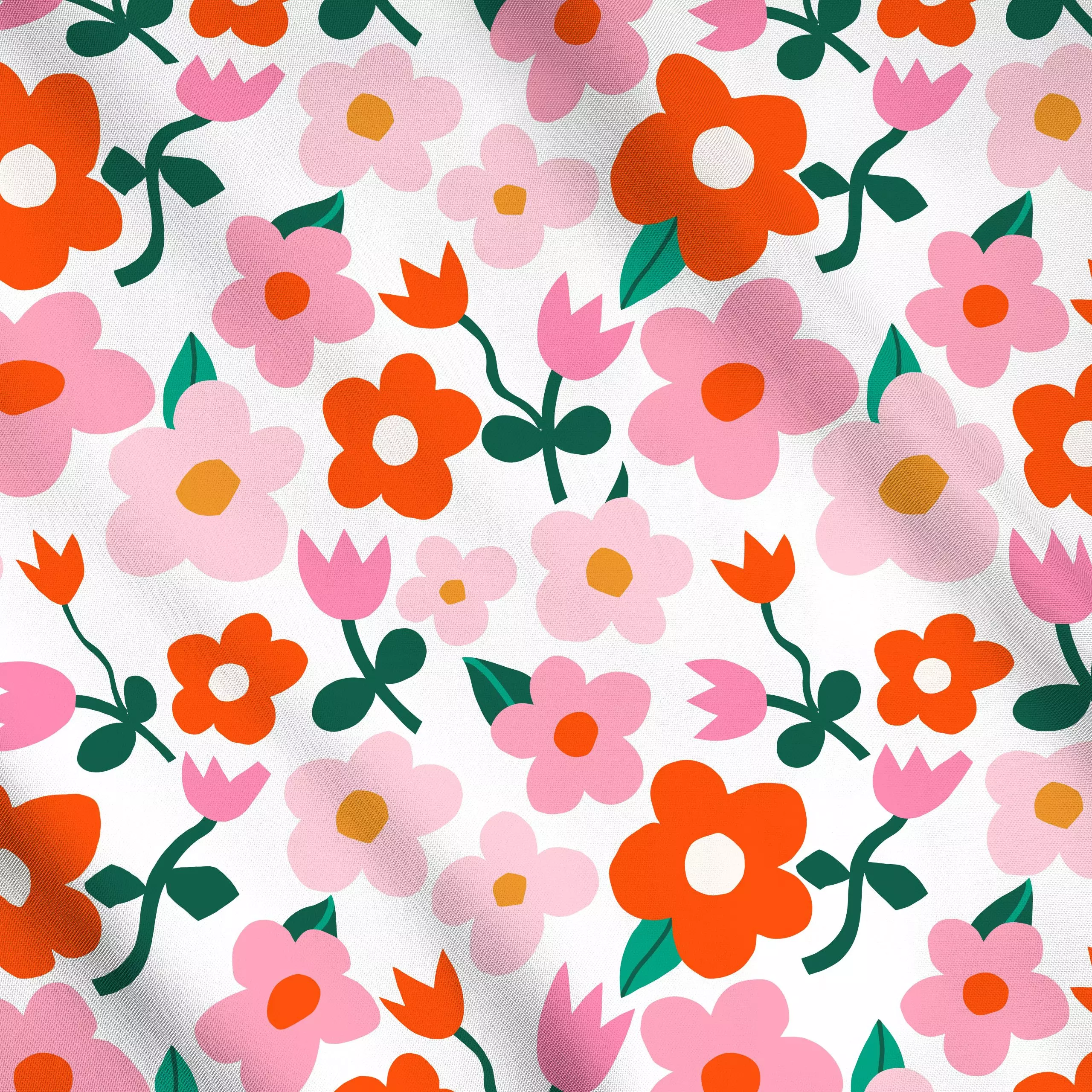 Meterware Sommer Sonne Sonnenschein - Blumen & Florales, Symbole & Muster, Retro & Vintage - von „Uta Naumann"; boho, minima...