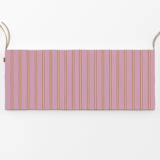 Bankauflage Streifen Rosa braun