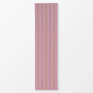 Tischläufer Streifen Rosa braun