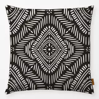 Kissen Boho Medallion Black Reversed