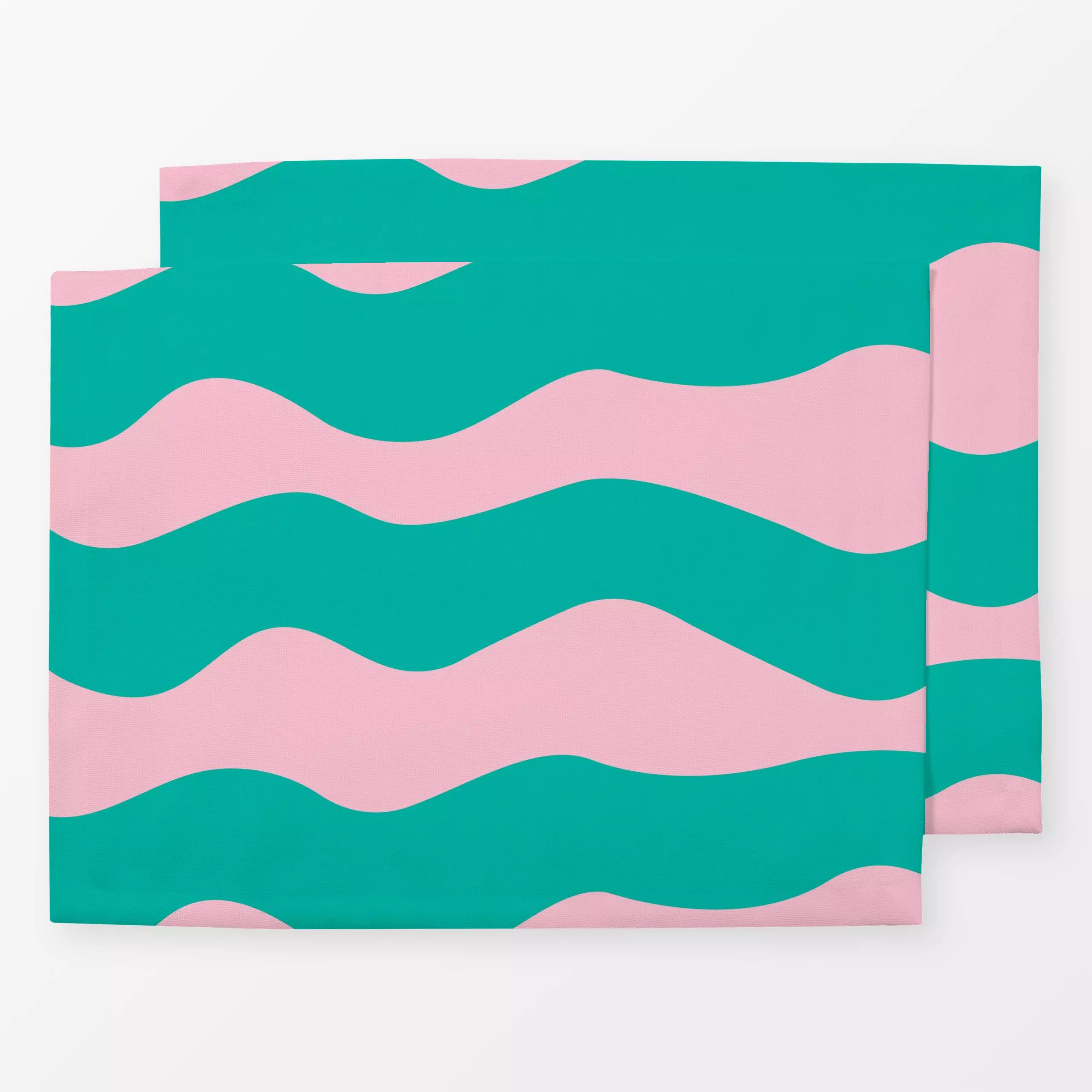 Tischset Sweet Stripes Green, gemustert, Sommer, von Jana Driver