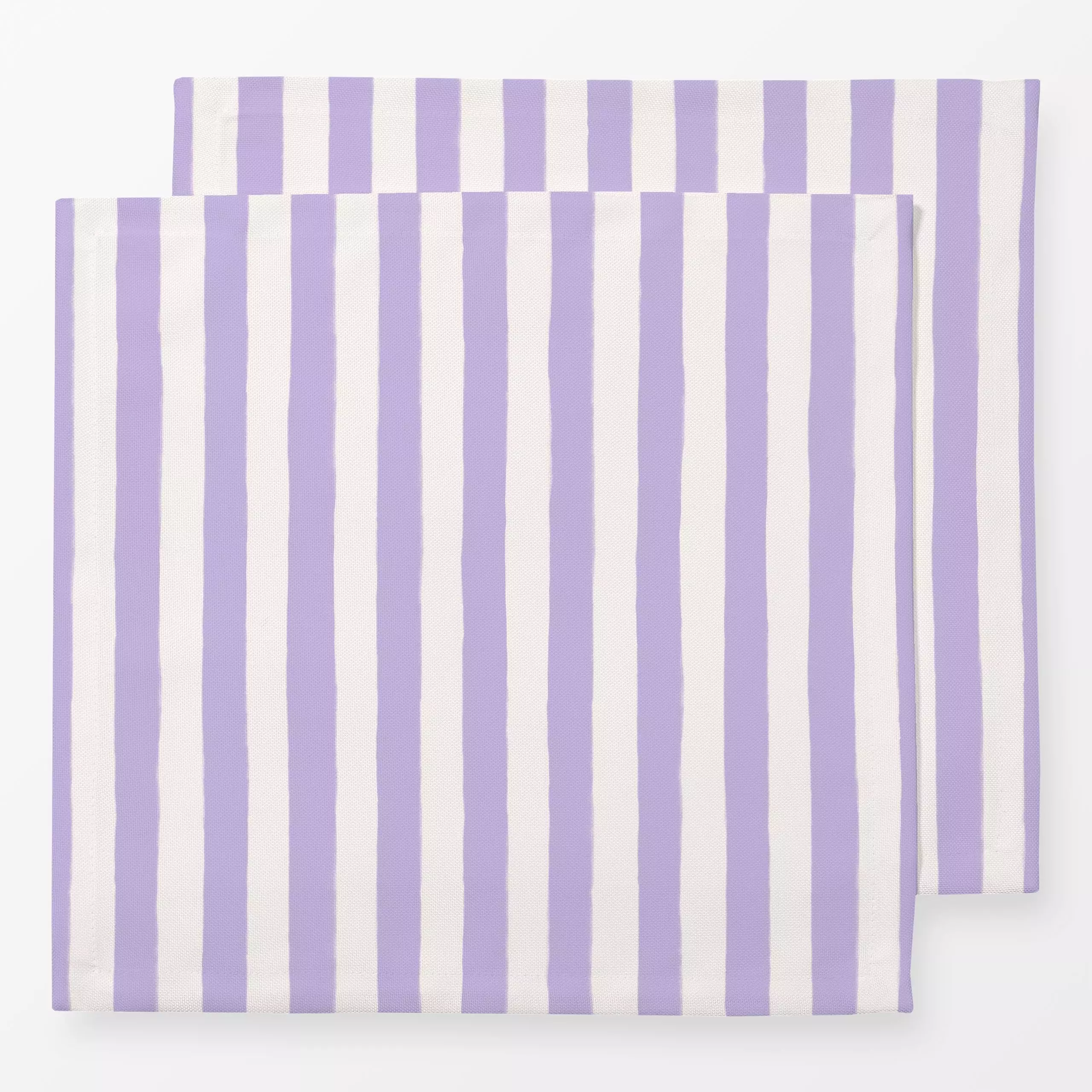 Servietten Streifen Flieder - Symbole & Muster - von „Sophie Augustin Illustration"; Muster, Streifen, klassisch, gestreift,...