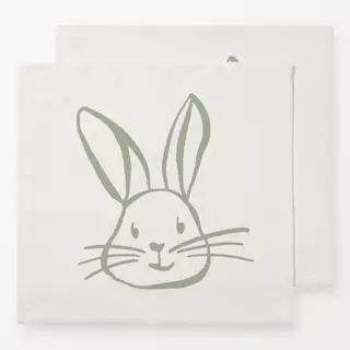 Servietten Hase beige