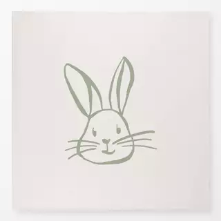 Tischdecke Hase beige