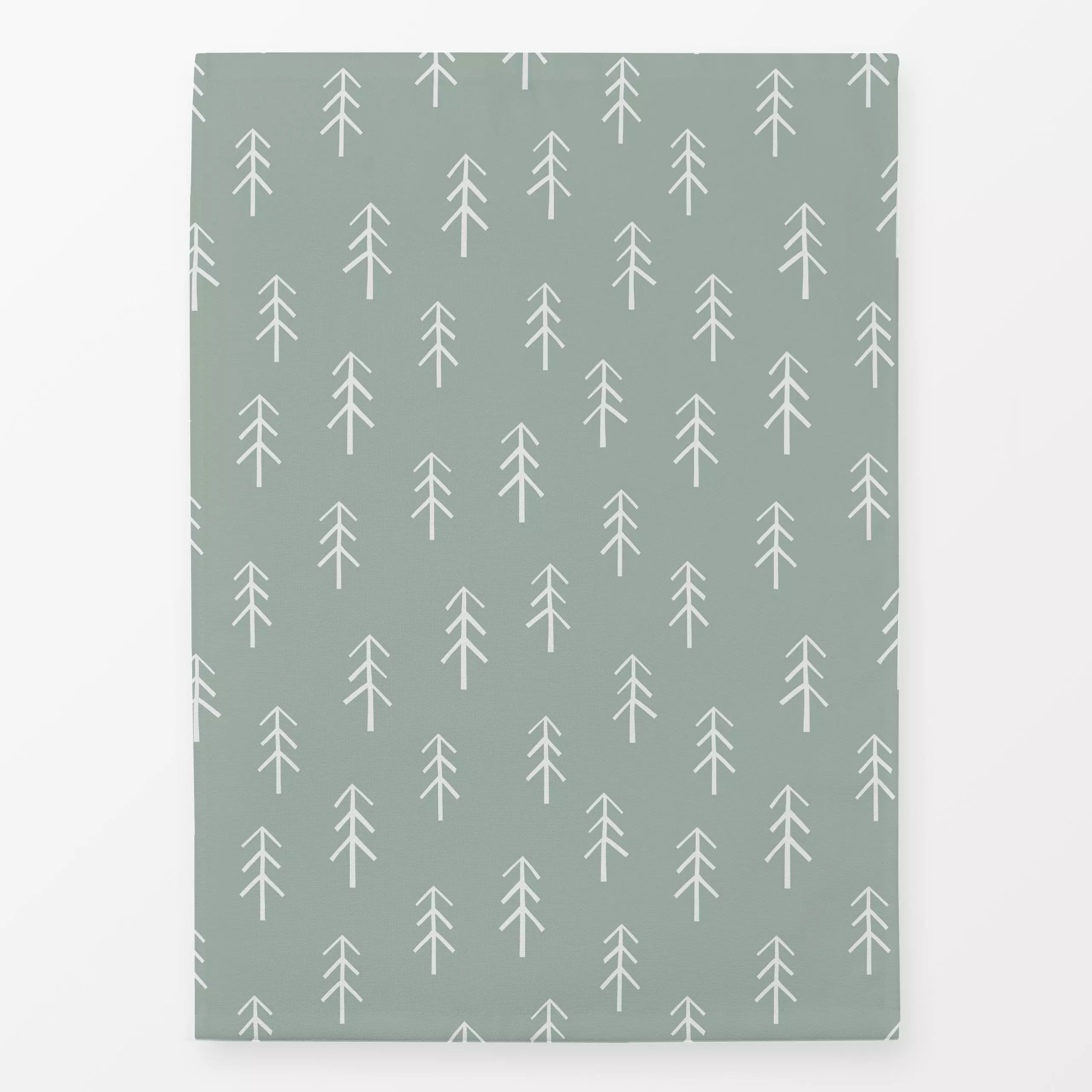 Geschirrtücher Wald Forest naturals green - Natur & Landschaft, Symbole & Muster - von „Kathrin Woo"; minimal, Bäume, Wald, ...