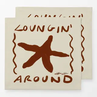 Servietten Loungin Around Starfish