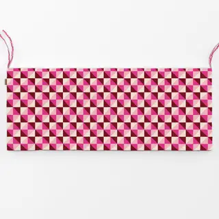 Bankauflage Love Diamond Pattern pink