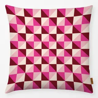 Kissen Love Diamond Pattern pink