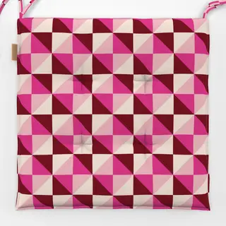 Sitzkissen Love Diamond Pattern pink