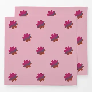 Servietten Blumen Muster
