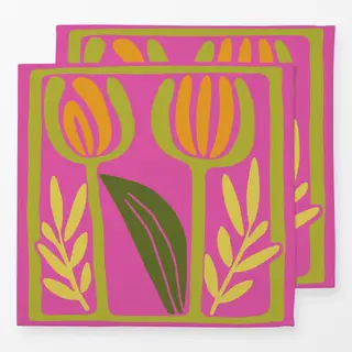 Servietten Minimalist  Tulip Pink
