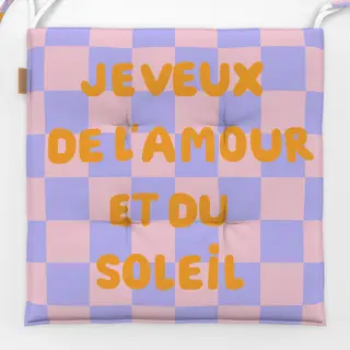 Sitzkissen Amour et Soleil