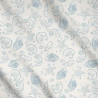 Meterware Seashell Pattern
