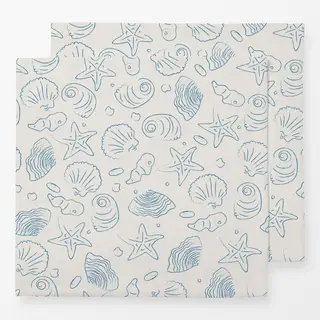 Servietten Seashell Pattern