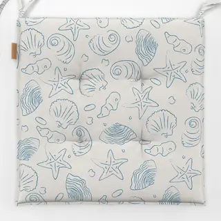 Sitzkissen Seashell Pattern