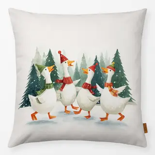 Kissen Frohe Gänse Weihnachten