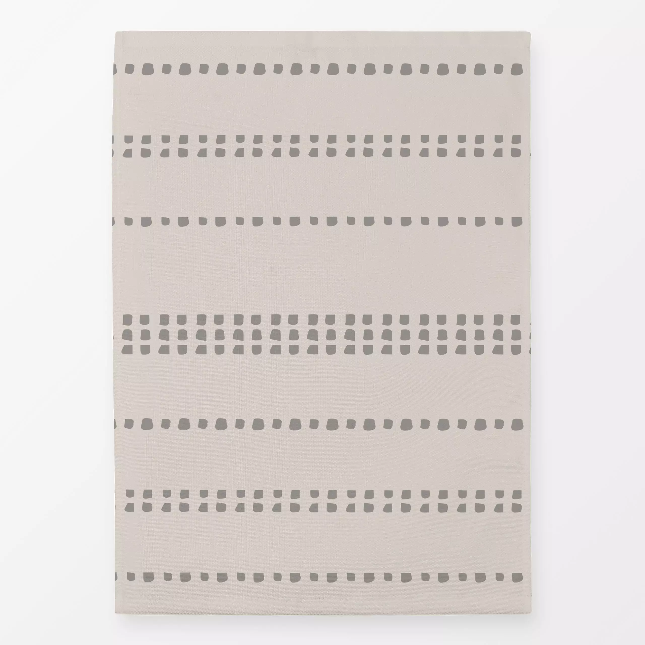 Geschirrtücher Sardinien Streifen Taupe-Beige - Sommer, Symbole & Muster - von „Alisa Knöß"; Punkte, Streifen, skandinavisch...
