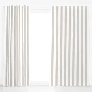 Dekovorhang Sommer Cabana Steifen beige