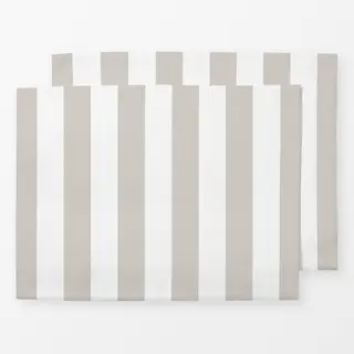 Tischset Sommer Cabana Steifen beige