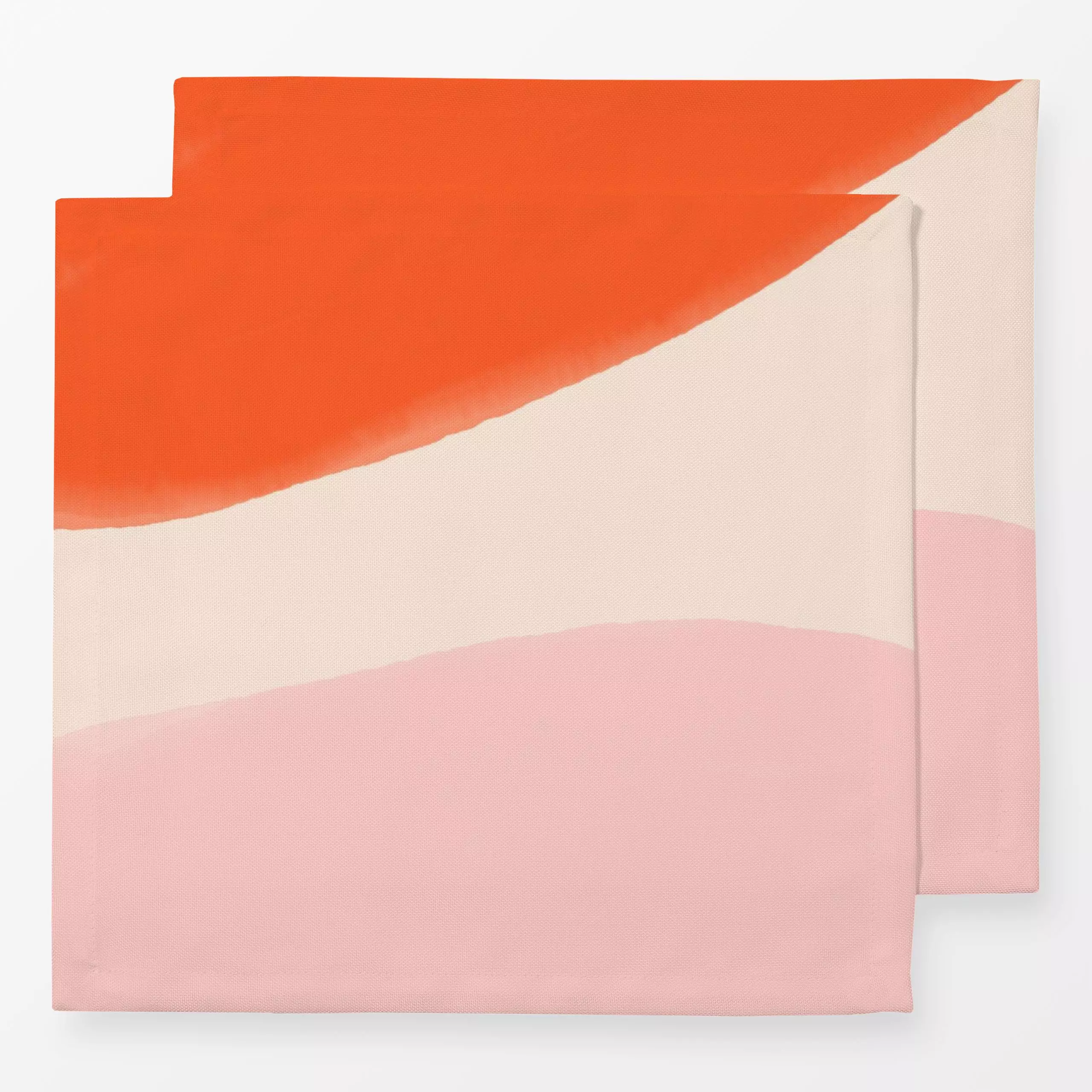 Servietten Watercolor Shapes Red & Pink - Symbole & Muster, Anlässe - von „Maren Gross "; Wasserfarben, Aquarell, minimal, G...