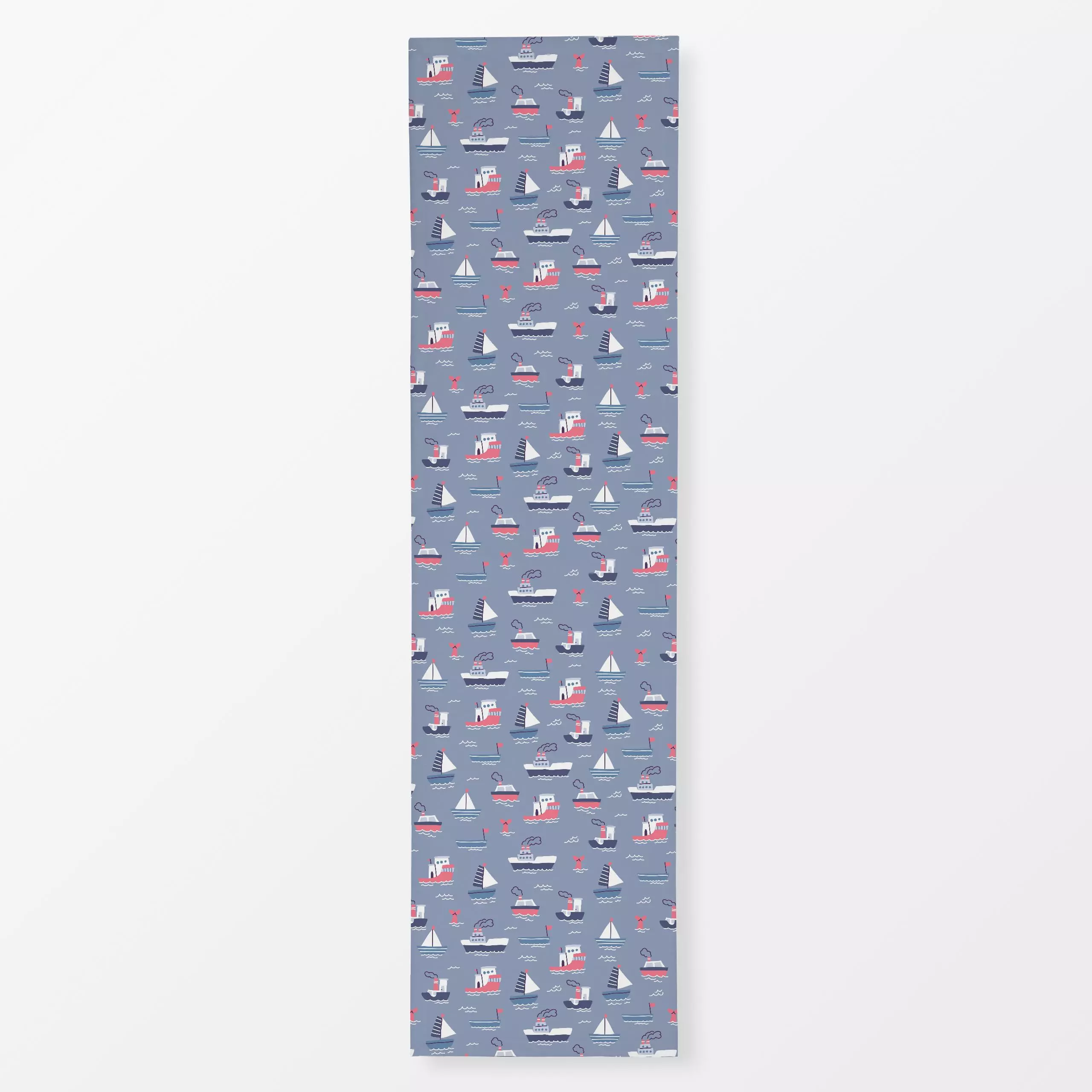 Tischläufer Boats in the Ocean - Kinderzimmer & Motive für Kinder, Sommer - von „Sara Maese"; Kinder, Sommer, summer, Boot, ...