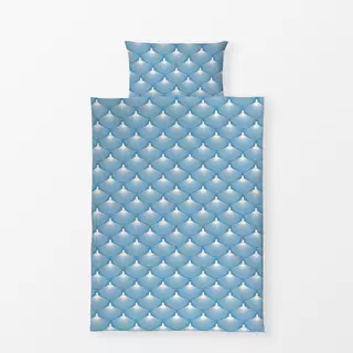 Bettwäsche Graphic Bird blau