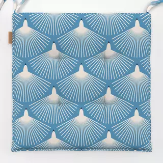 Sitzkissen Graphic Bird blau