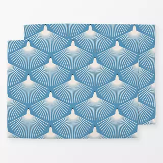 Tischset Graphic Bird blau