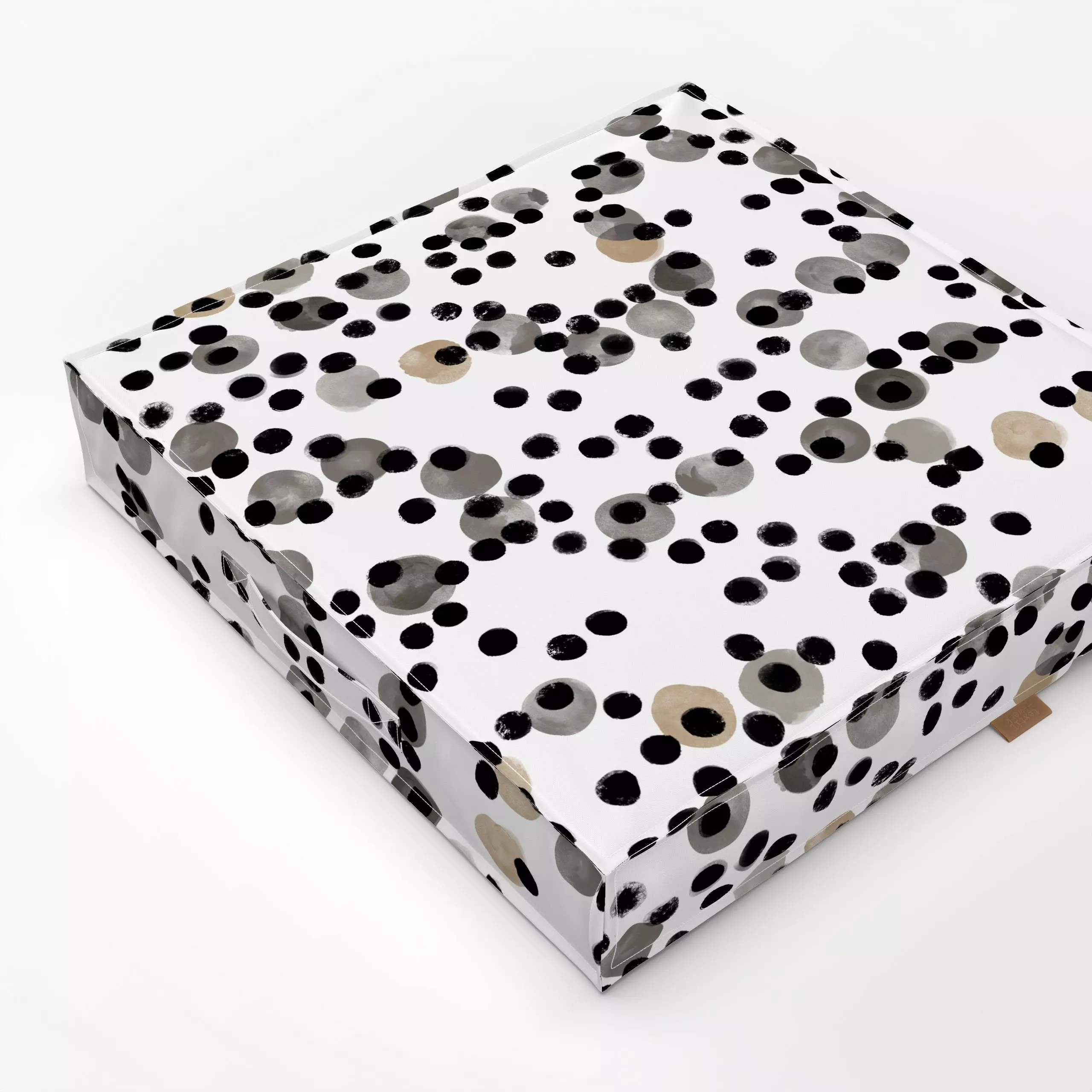 Bodenkissen Watercolor Dots - Symbole & Muster - von „Studio Kesse"; minimal, Punkte, skandinavisch, Hygge, Dots, Scandi, mi...