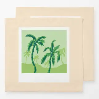 Servietten Polaroid Palms