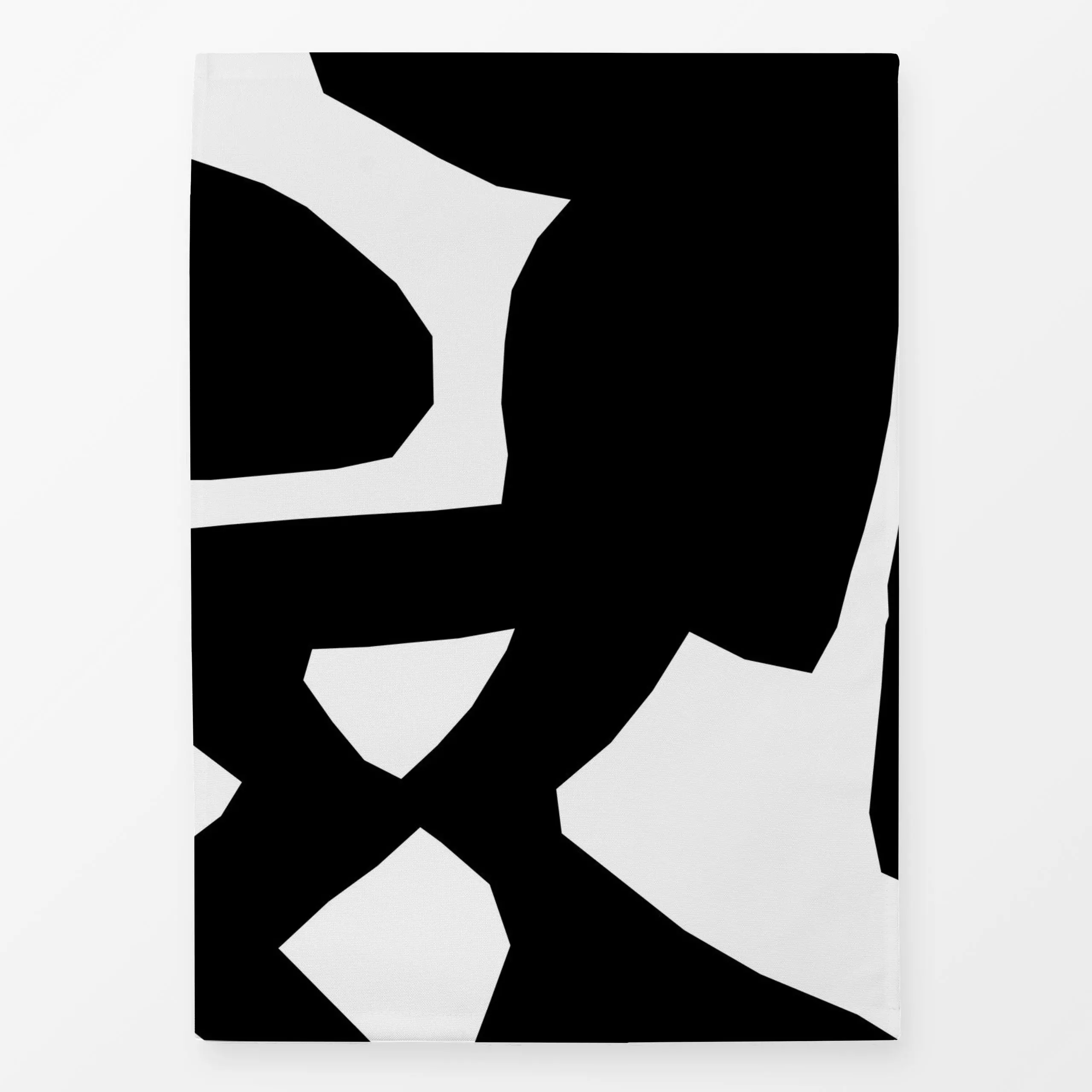 Geschirrtücher Bold Form Black And White - Symbole & Muster - von „BOUDOIR BOBO“; boho, abstrakt, Kissen, Abstrakt, formen, ...