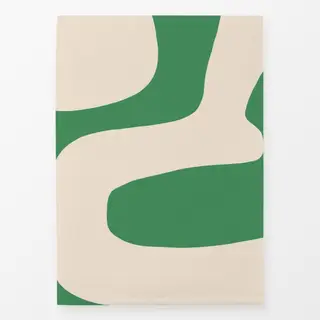 Geschirrtücher Abstrakte Form Grün