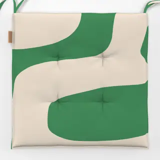 Sitzkissen Abstrakte Form Grün
