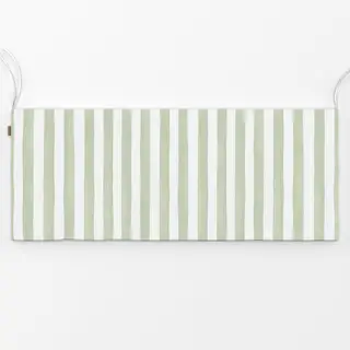 Bankauflage Karo Check hellgrün