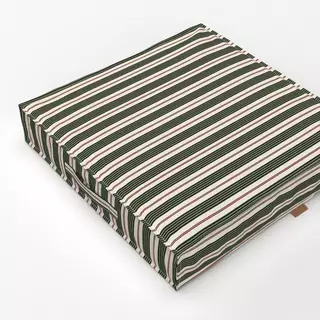 Bodenkissen Christmas Stripes green