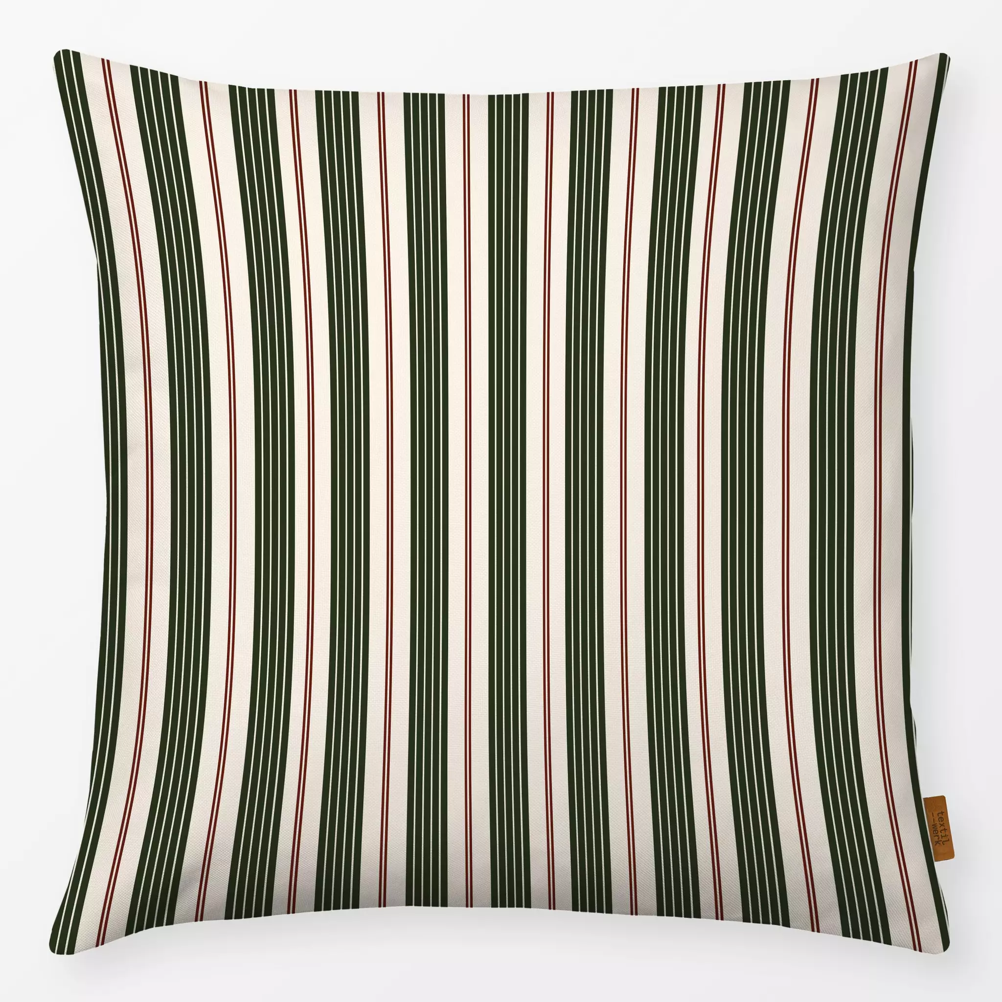 Kissen Kissen Christmas Stripes green