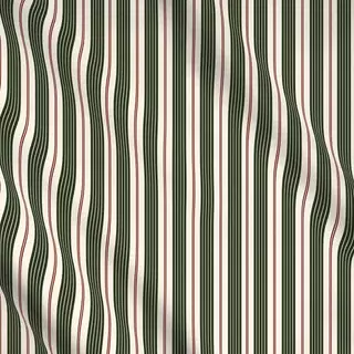 Meterware Christmas Stripes green