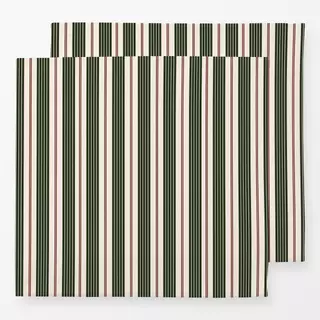 Servietten Christmas Stripes green