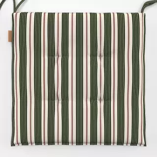 Sitzkissen Christmas Stripes green