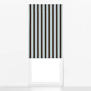 Raffrollo Thin Chocolate Stripes