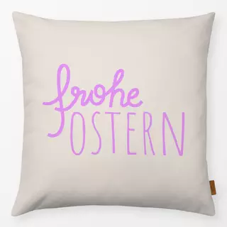 Kissen Frohe Ostern pink