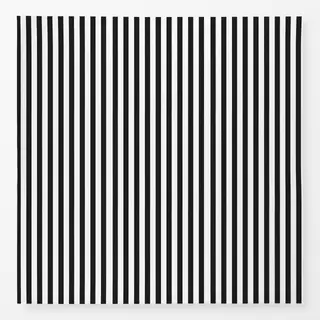 Tischdecke Paris Streifen schwarz-weiß