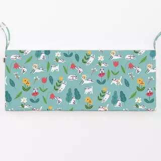 Bankauflage Floral Cats