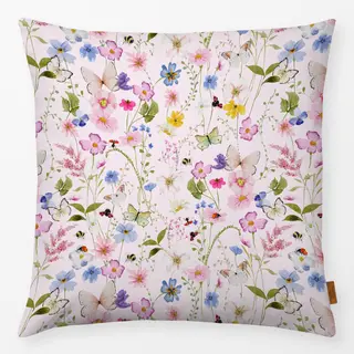 Kissen Rosa Wildblumen Wiese