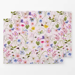 Tischset Rosa Wildblumen Wiese