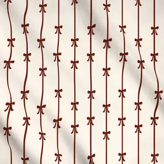 Meterware Schleifen und Streifen rot